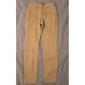 AEROPOSTALE-High Rise Jegging Women 00 Short Beige Brown Jeans-Skinny